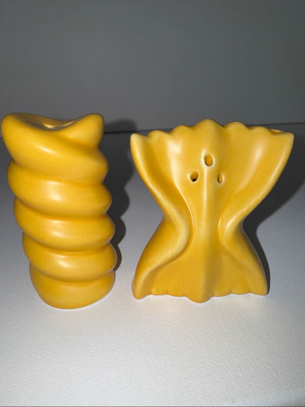 Ceramic Salt & Pepper Shakers Pasta